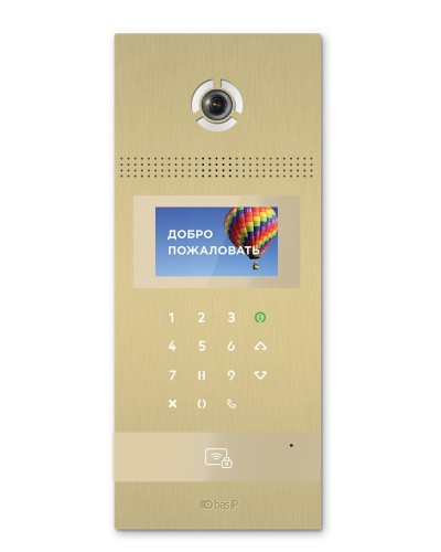 AA-12FB GOLD. Вызывная панель подъездного IP-домофона. BAS-IP в Майкопе