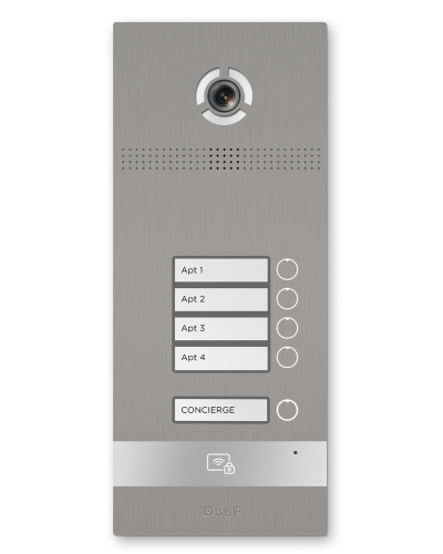 BI-04FB SILVER. Вызывная панель IP-домофона. BAS-IP в Майкопе