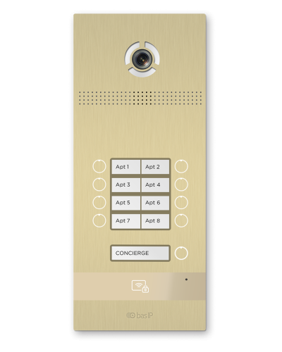 BI-08FB GOLD. Вызывная панель IP-домофона. BAS-IP в Майкопе