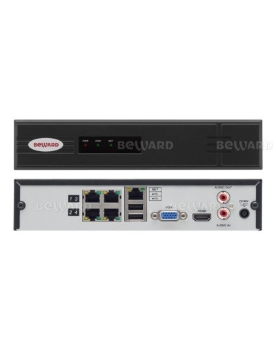 BK0104H2-P4. IP-видеорегистратор 4-канальный. Beward в Майкопе