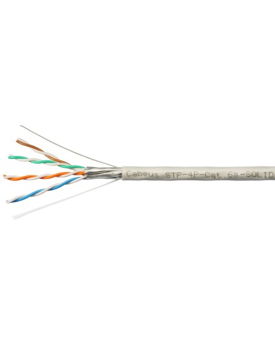STP-4P-Cat.6a-SOLID-IN-PVC (7196c). Кабель «витая пара» (LAN) для структурированных систем связи. CABEUS в Майкопе