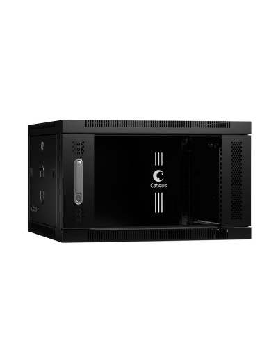 SH-05F-6U60/60-BK (8587c). Шкаф телекоммуникационный 19 настенный 6U. CABEUS в Майкопе