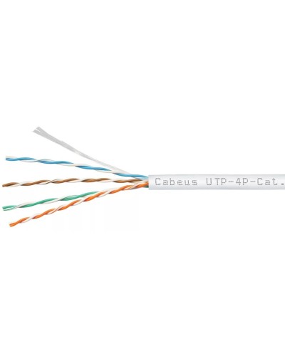 UTP-4P-Cat.5e-SOLID-LSZH-GY (9776c). Кабель «витая пара» (LAN) для структурированных систем связи. CABEUS в Майкопе