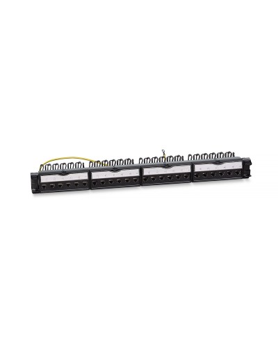 PL-24-KJ-RJ45-Cat.6a-SH-180T (11834c): Патч-панель 19" (1U), 24 порта RJ-45, категория 6a, полностью экранированная в Майкопе