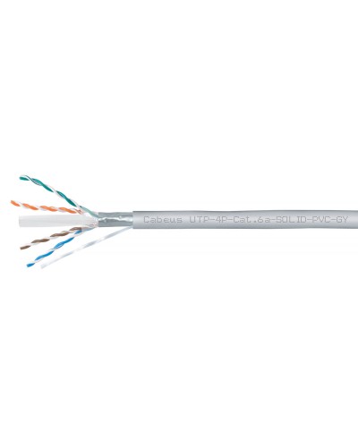 UTP-4P-Cat.6a-SOLID-PVC-GY (11373c). Кабель «витая пара» (LAN) для структурированных систем связи. CABEUS в Майкопе
