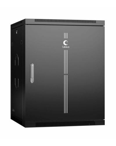 SH-05F-15U60/35m-R-BK (10759c). Шкаф телекоммуникационный 19 настенный 15U. CABEUS в Майкопе
