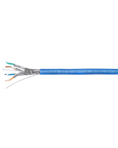 SSTP-4P-Cat.8-SOLID-IN-LSZH-BL-100 (7750c-1). Кабель «витая пара» (LAN) для структурированных систем связи. CABEUS в Майкопе