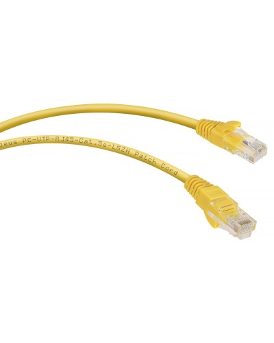 PC-UTP-RJ45-Cat.5e-0.3m-YL-LSZH (9495c), желтый. Патч-корд медный. CABEUS в Майкопе