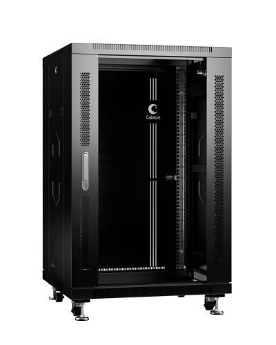 SH-05C-22U60/100-BK (8540c). Шкаф телекоммуникационный 19 напольный 22U. CABEUS в Майкопе