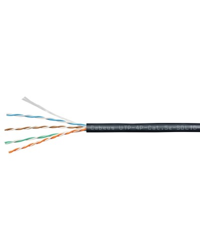 UTP-4P-Cat.6-SOLID-OUT-LSZH-UV-100 (9641c-5). Кабель «витая пара» (LAN) для структурированных систем связи. CABEUS в Майкопе