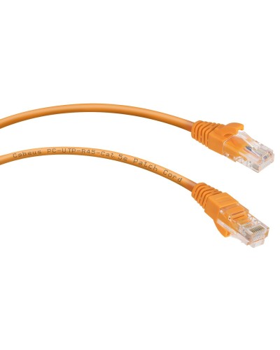 PC-UTP-RJ45-Cat.5e-2m-OR-LSZH (9523c), оранжевый. Патч-корд медный. CABEUS в Майкопе