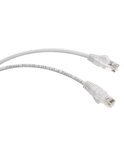 PC-UTP-RJ45-Cat.6-3m (7269c), серый. Патч-корд медный. CABEUS в Майкопе