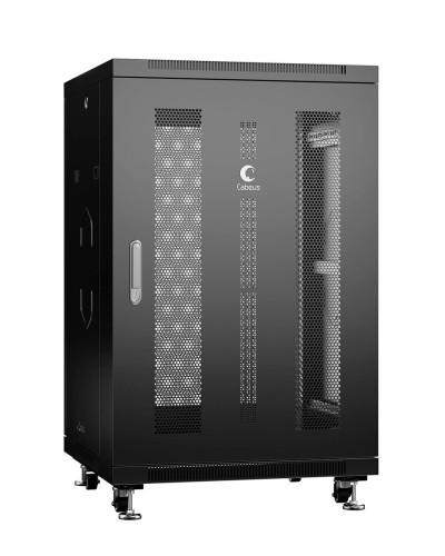 ND-05C-18U60/100-BK (8531c). Шкаф телекоммуникационный 19 напольный 18U. CABEUS в Майкопе