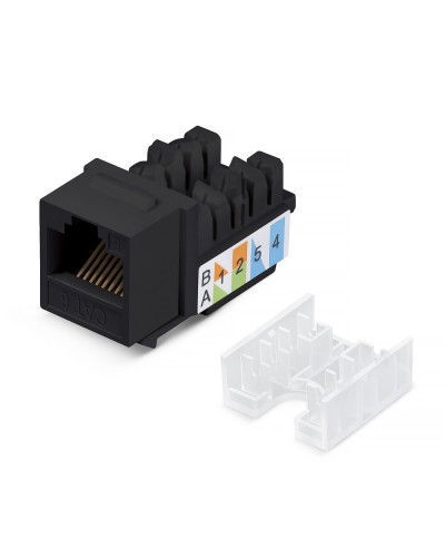 KJ-RJ45-Cat.6-90-SW-BK (10102c). Вставка Keystone Jack RJ-48. CABEUS в Майкопе