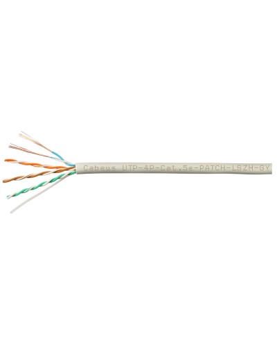 UTP-4P-Cat.5e-SOLID-GY-LIGHT (9995c). Кабель «витая пара» (LAN) для структурированных систем связи. CABEUS в Майкопе