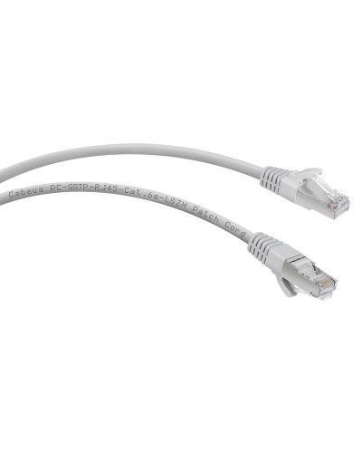 PC-SSTP-RJ45-Cat.6a-1m-LSZH (7901c), серый. Патч-корд медный. CABEUS в Майкопе