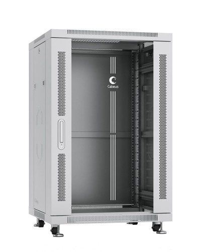 SH-05C-18U60/100 (7228c). Шкаф телекоммуникационный 19 напольный 18U. CABEUS в Майкопе