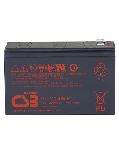 CSB HR 1224W F2 F1. Аккумулятор герметичный свинцово-кислотный. CSB в Майкопе
