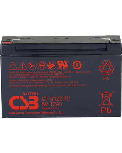CSB GP 6120. Аккумулятор герметичный свинцово-кислотный. CSB в Майкопе