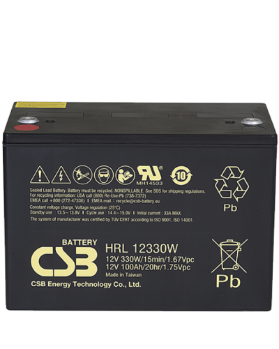 CSB HRL 12330W. Аккумулятор герметичный свинцово-кислотный. CSB в Майкопе
