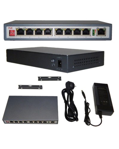 CO-SWP9C. Коммутатор 8-портовый  Gigabit Ethernet с PoE. ComOnyx в Майкопе