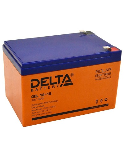 Delta GEL 12-15. Аккумулятор герметичный свинцово-кислотный. Delta в Майкопе