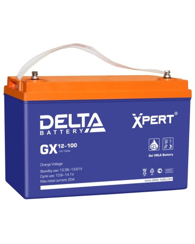 Delta GX 12-100. Аккумулятор герметичный свинцово-кислотный. Delta в Майкопе