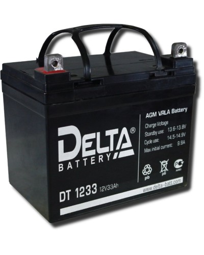 Delta DT 1233. Аккумулятор герметичный свинцово-кислотный. Delta в Майкопе