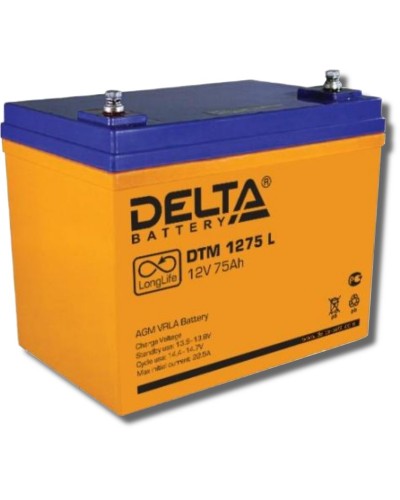 Delta DTM 1275 L. Аккумулятор герметичный свинцово-кислотный. Delta в Майкопе