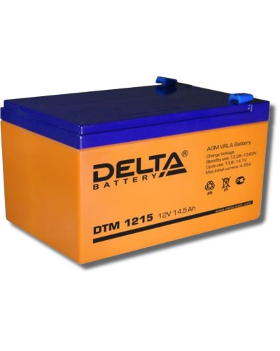 Delta DTM 1215. Аккумулятор герметичный свинцово-кислотный. Delta в Майкопе