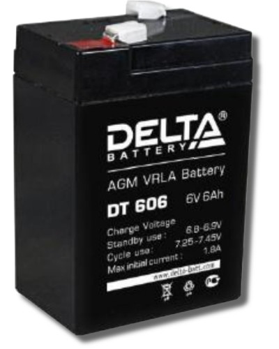Delta DT 606. Аккумулятор герметичный свинцово-кислотный. Delta в Майкопе