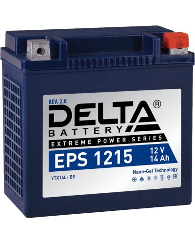 Delta EPS 1215. Аккумулятор герметичный свинцово-кислотный стартерный. Delta в Майкопе