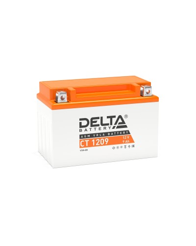 Delta CT 1209. Аккумулятор герметичный свинцово-кислотный стартерный. Delta в Майкопе