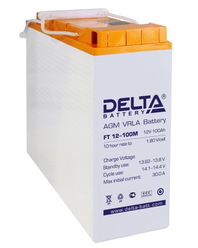 Delta FT 12-100 M. Аккумулятор герметичный свинцово-кислотный. Delta в Майкопе