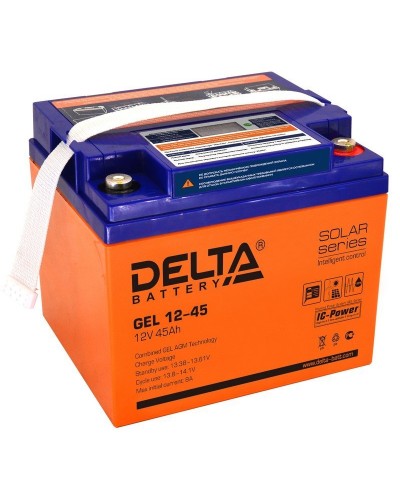 Delta GEL 12-45. Аккумулятор герметичный свинцово-кислотный. Delta в Майкопе