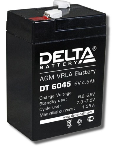Delta DT 6045. Аккумулятор герметичный свинцово-кислотный. Delta в Майкопе