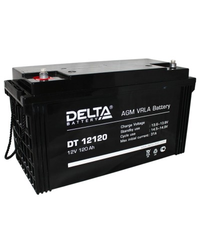 Delta DT 12120. Аккумулятор герметичный свинцово-кислотный. Delta в Майкопе