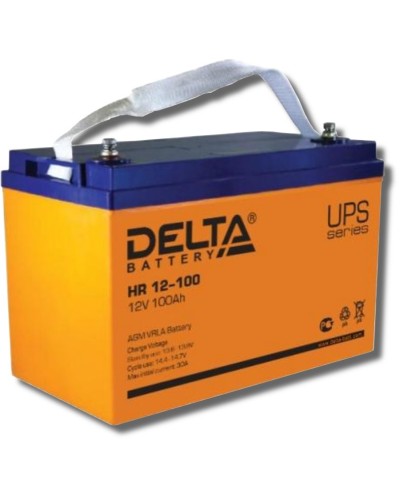 Delta HR 12-100. Аккумулятор герметичный свинцово-кислотный. Delta в Майкопе