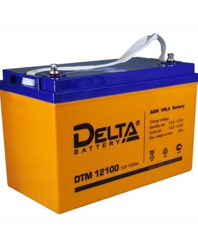 Delta DTM 12100 L. Аккумулятор герметичный свинцово-кислотный. Delta в Майкопе