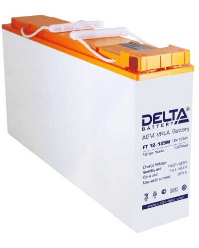 Delta FT 12-125 M. Аккумулятор герметичный свинцово-кислотный. Delta в Майкопе