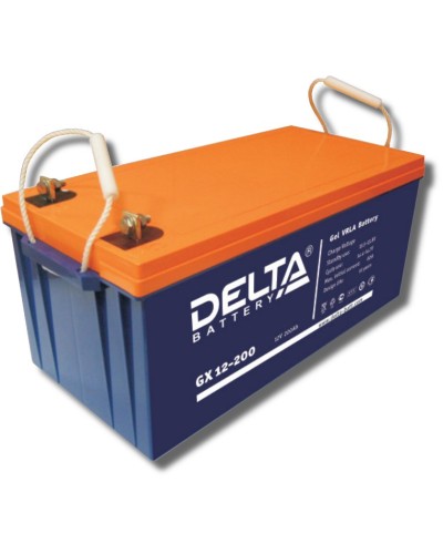 Delta GX 12-200. Аккумулятор герметичный свинцово-кислотный. Delta в Майкопе