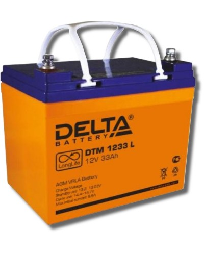 Delta DTM 1233 L. Аккумулятор герметичный свинцово-кислотный. Delta в Майкопе