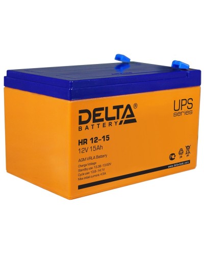 Delta HR 12-15. Аккумулятор герметичный свинцово-кислотный. Delta в Майкопе