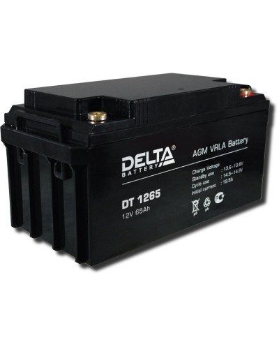 Delta DT 1265. Аккумулятор герметичный свинцово-кислотный. Delta в Майкопе