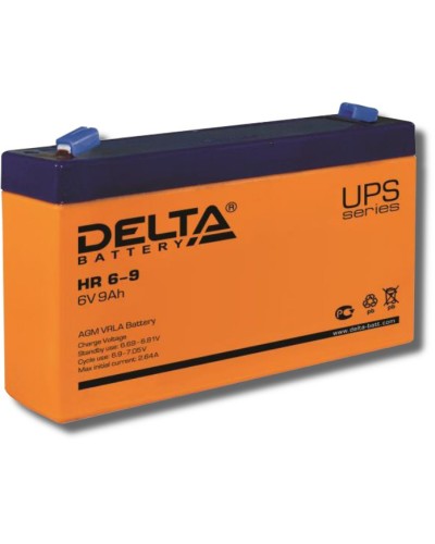 Delta HR 6-9. Аккумулятор герметичный свинцово-кислотный. Delta в Майкопе