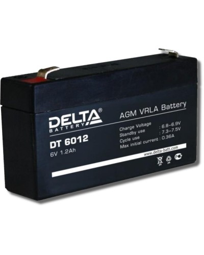 Delta DT 6012. Аккумулятор герметичный свинцово-кислотный. Delta в Майкопе
