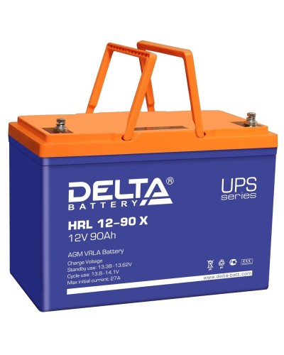 Delta HRL 12-90 X. Аккумулятор герметичный свинцово-кислотный. Delta в Майкопе