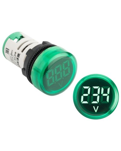 ED16-22VD (ed16-22vd-g). Индикатор значения напряжения зеленый. EKF в Майкопе