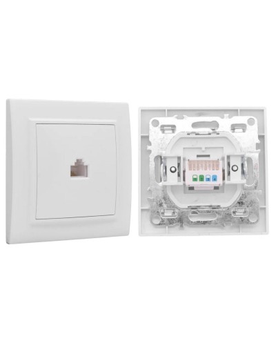 Минск Розетка RJ-45 1-местная СП (ERK01-035-10). Розетка RJ-45 1-местная СП. EKF в Майкопе