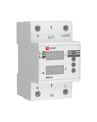 MRVA 40A PROxima (MRVA-40A). Реле напряжения и тока с дисплеем. EKF в Майкопе